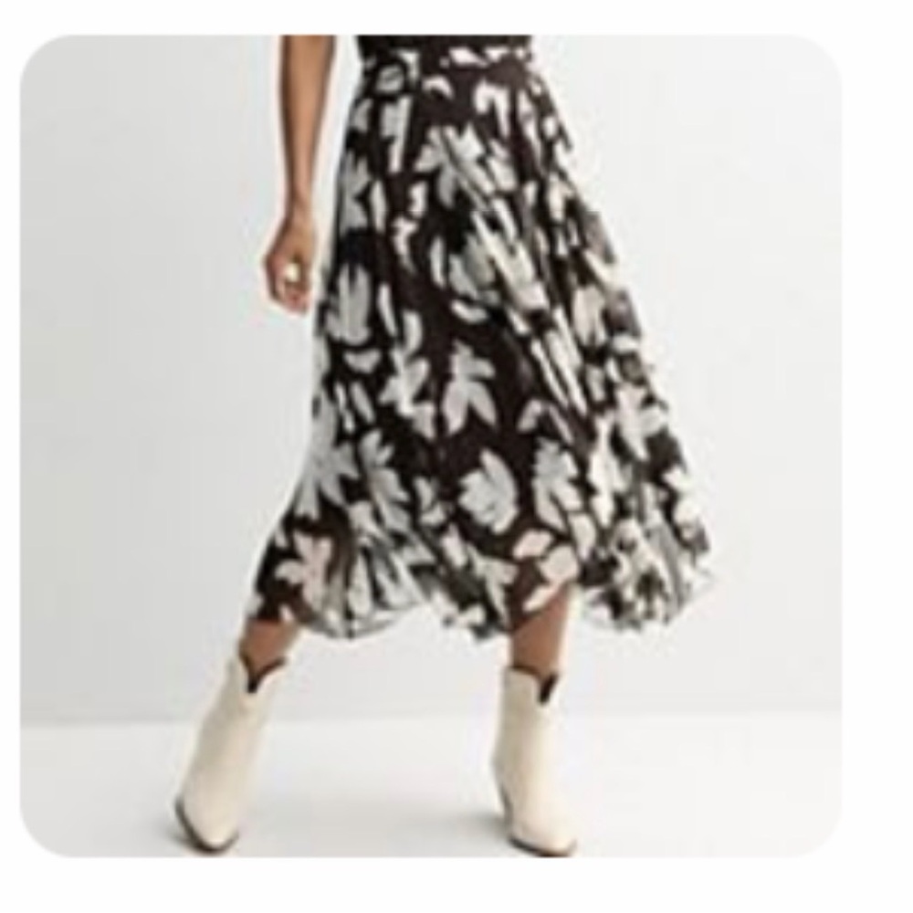 Floral Handkerchief  A-Line Skirt